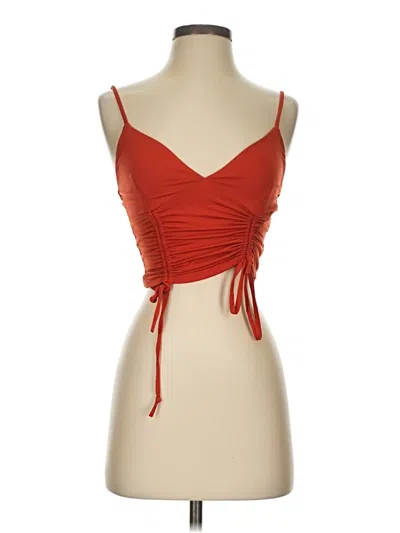 Pre-owned Love J Sleeveless Top Red Sweetheart Neckline Tops