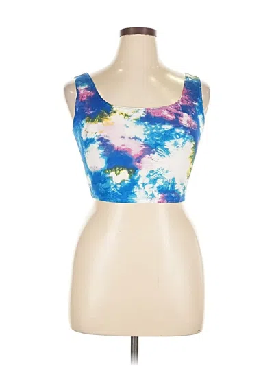 Pre-owned Love J Tank Top Blue Strapless Neckline Tops