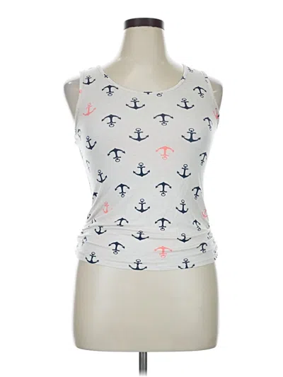 Pre-owned Love J Tank Top White Strapless Neckline Tops