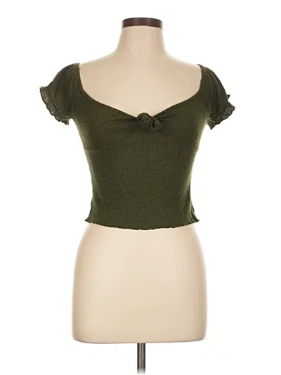 Pre-owned Love J Tube Top Green Sweetheart Neckline Tops