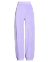 Love Joy Victory Woman Pants Lilac Size S Organic Cotton In Purple