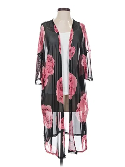 Pre-owned Love Kimono In Black