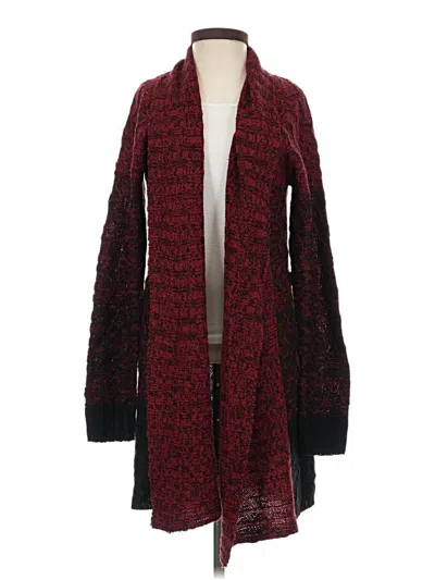 Pre-owned Love Kimono In Burgundy