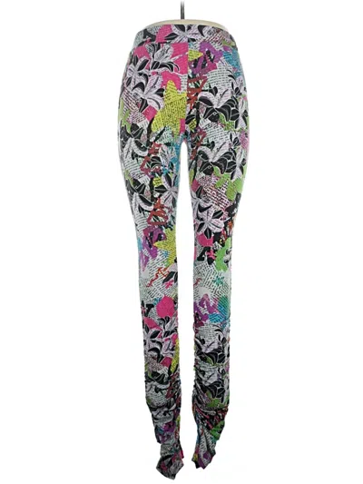 Pre-owned Love Leggings In Purple