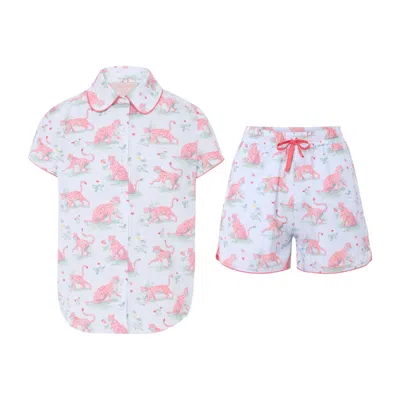 Love Letters X Women's Layla Blue Short Pyjama Set