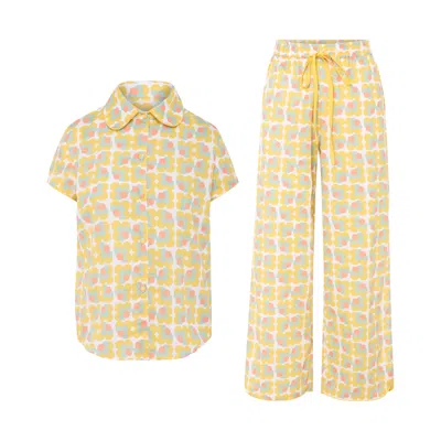 Love Letters X Women's Nour Pyjama In Yellow