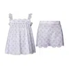 Love Letters X Women's Pink / Purple / White Pink & White Paisley Babydoll Shortie Pajama Set In Pink/purple/white