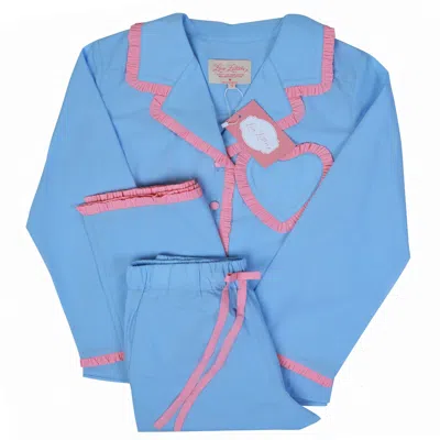 Love Letters X Women's Pyjama Set - Dolce Azzurro Blue/pink