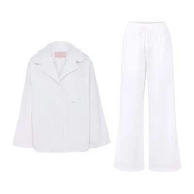 Love Letters X Women's White Dolce Bianca Pyjama