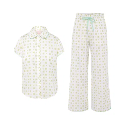 Love Letters X Women's Yasmina Pyjama In White