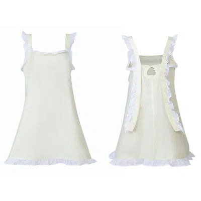 Love Letters X Women's Yellow Lemon Dolce Sleep Dress Short - Organic Cotton