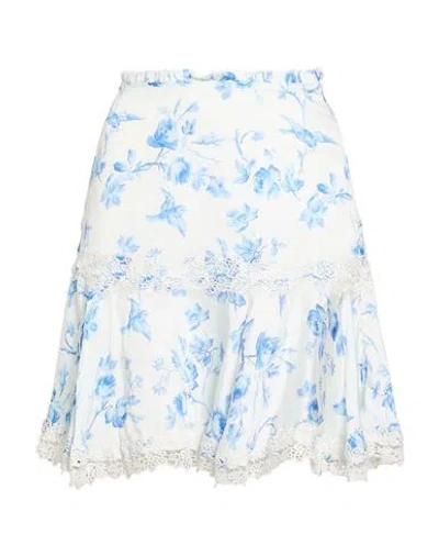 Love Lolita Woman Mini Skirt White Size Xs Modal