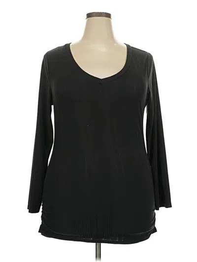 Pre-owned Love Long Sleeve Blouse In Black