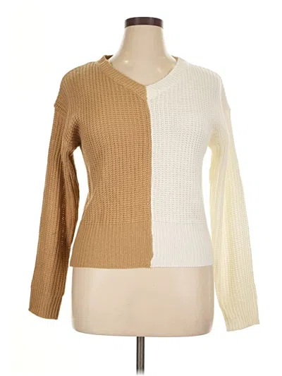 Pre-owned Love Long Sleeve Blouse In Brown