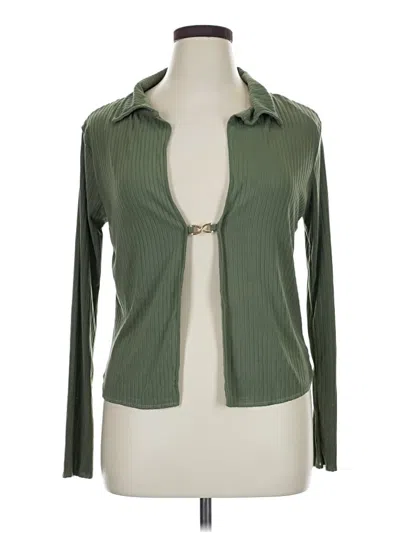 Pre-owned Love Long Sleeve Blouse In Green