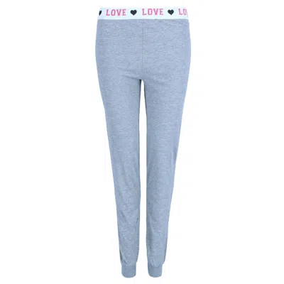 Love Loungewear Women's Solid Knit Pajama Pants In Grey