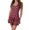 Love Love Tennis Limited Sandra Dee Tennis Dress In Mini Heart Black
