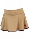 Love Love Tennis Women's Brushed "o" Tennis Skirt In Soft Gold