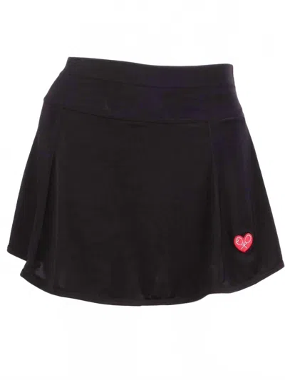 Love Love Tennis Women's Gladiator Mini Skirt In Black