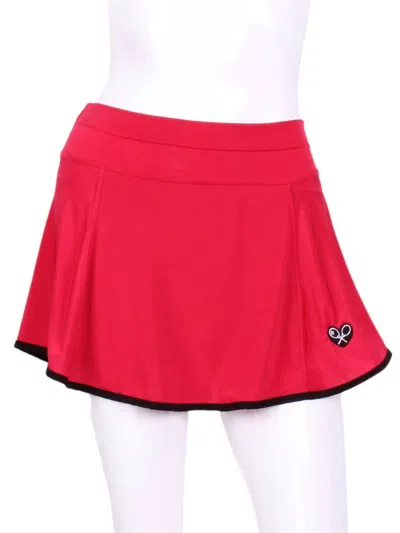 Love Love Tennis Women's Gladiator Tennis Skirt In Pinky Red