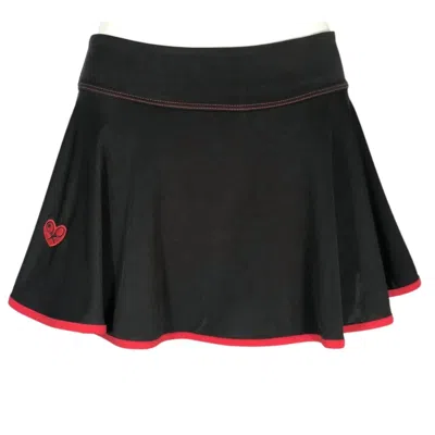Love Love Tennis Women's Limited Skirt In Black/red