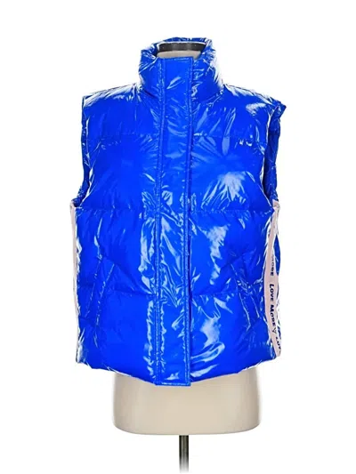 Pre-owned Love More. Vest In Blue