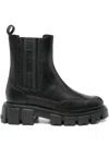 Love Moschino 40mm Leather Chunky Boots