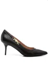 LOVE MOSCHINO 80MM HEART-LOGO PUMPS