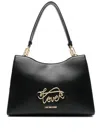 Love Moschino Appliqué-detail Tote Bag In 黑色