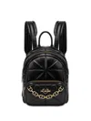 Love Moschino Zaino In Pelle Sintetica Trapuntata Con Catena In Black