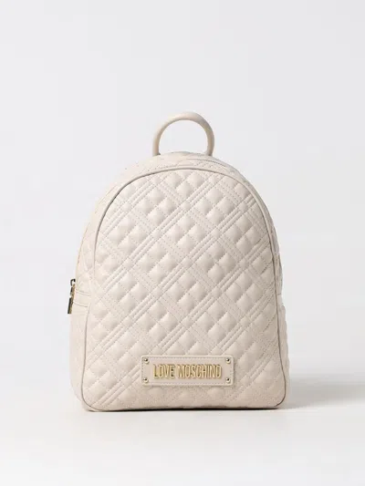 Love Moschino Backpack  Woman Color Ivory