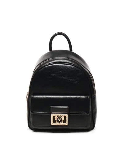 Love Moschino Backpack With Logo In Black