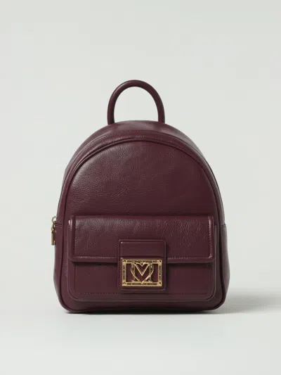 Love Moschino Backpack Woman  In Burgundy