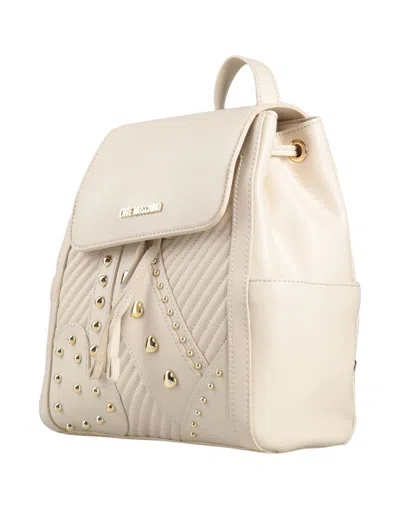 Love Moschino Backpacks In Ivory