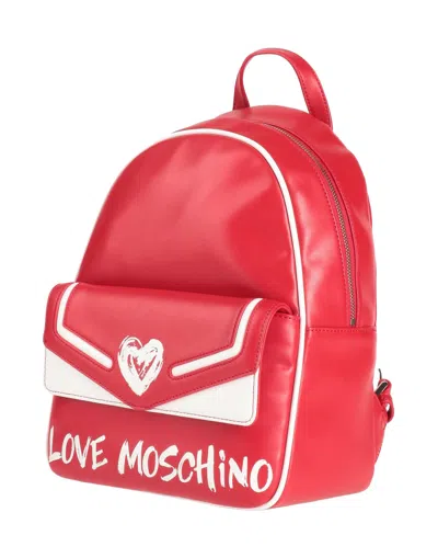Love Moschino Backpacks In Red