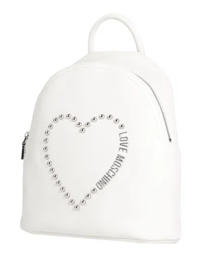 Love Moschino Backpacks In White