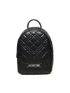 Love Moschino Quilted Backpack With Logo