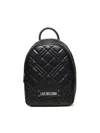 Love Moschino Quilted Backpack With Logo