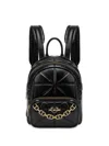 Love Moschino Zaino In Pelle Sintetica Trapuntata Con Catena In Black