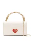 LOVE MOSCHINO LOVE MOSCHINO SYNTHETIC LEATHER TOTE BAG WITH ENAMELLED LOGO