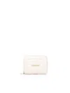 Love Moschino Quilted Padded Zip Wallet In Neutral