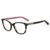 Love Moschino Bicolor Acetate Frames In Brown