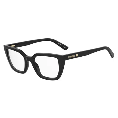 Love Moschino Black Acetate Glasses (frames)