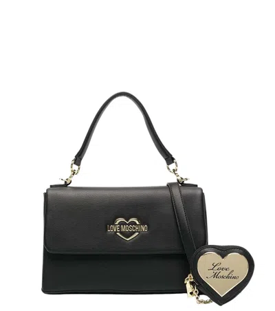 Love Moschino Black Logo Small Satchel