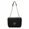 Love Moschino Black Polyester Bag In Black
