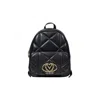 Love Moschino Black Polyethylene Backpack In Black
