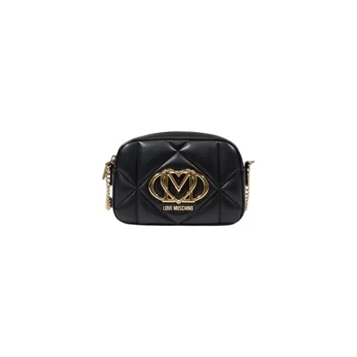 Love Moschino Black Polyethylene Handbag In Bke