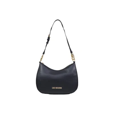 Love Moschino Logo-plaque Tote Bag In Black