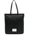 Love Moschino Black Shopping Bag With Label In Black