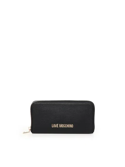 Love Moschino Black Wallet With Logo